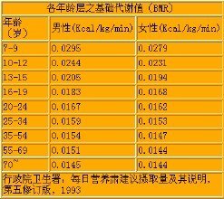 基础代谢