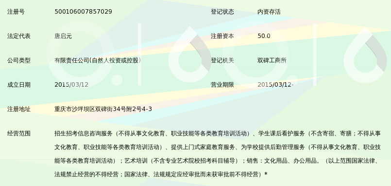 重庆天勤教育信息咨询服务有限公司_360百科