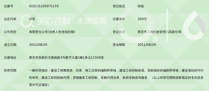 西安辰和工程咨询有限公司_360百科