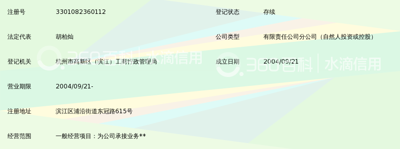 浙江圣华建设集团有限公司滨江分公司_360百