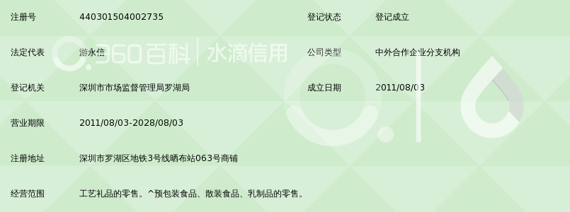 深圳市一品轩食品有限公司晒布分店_360百科