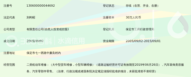 保定市吉时汽车修理有限公司_360百科