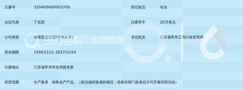 常州月星安第高家具有限公司_360百科