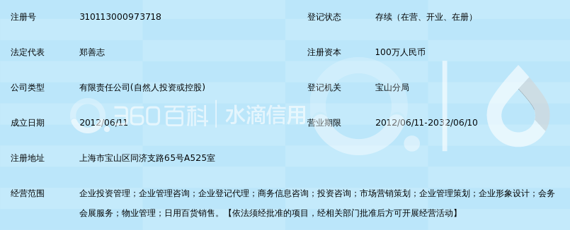 上海海存投资管理有限公司_360百科