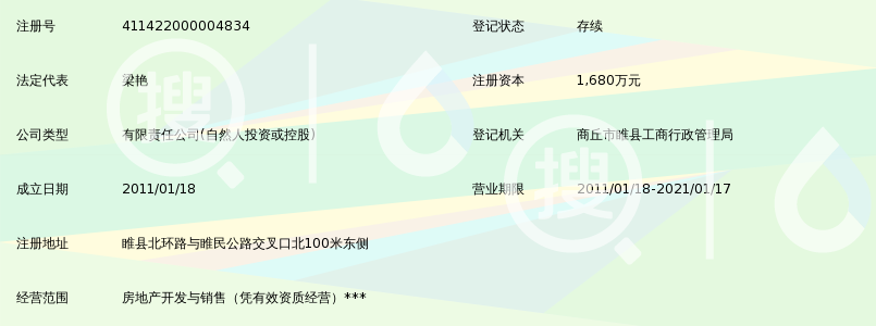 睢县金汇置业有限公司