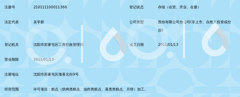 沈阳桃李面包股份有限公司食品加工三厂_360