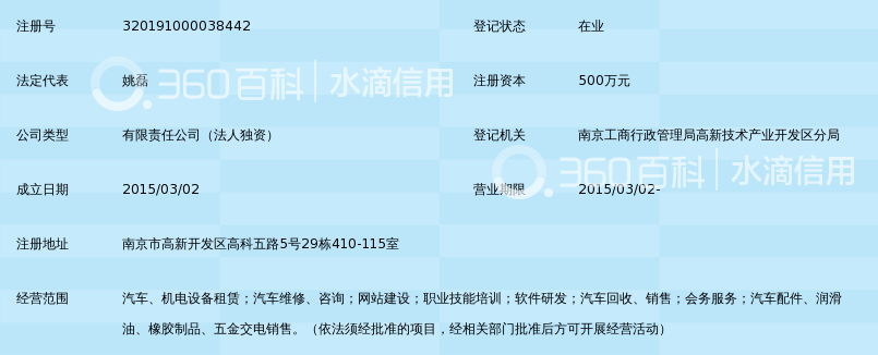 国政邮服(南京)汽车租赁服务有限公司_360百科