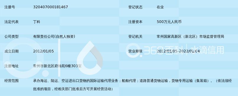 常州捷诺国际货运代理有限公司_360百科
