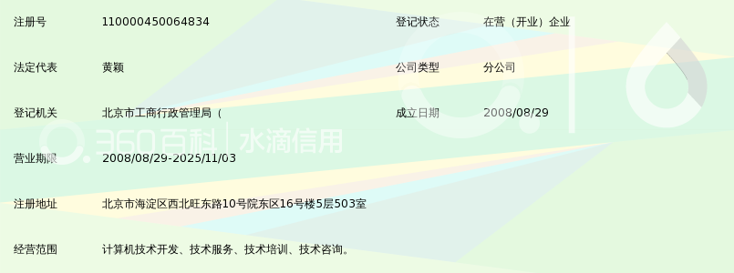 软通动力信息技术(集团)有限公司北京软件技术
