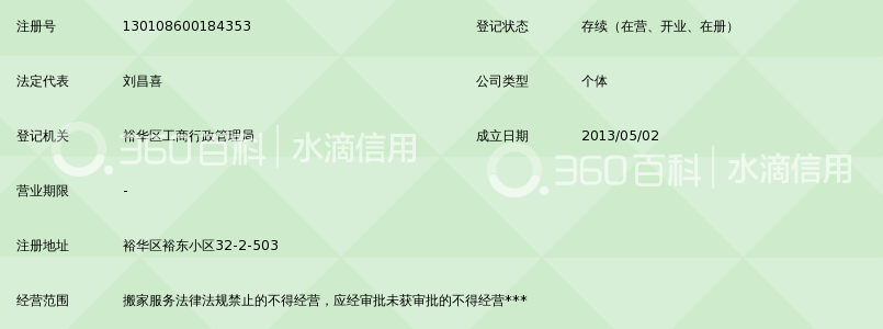 石家庄市裕华区奋斗搬家服务中心_360百科