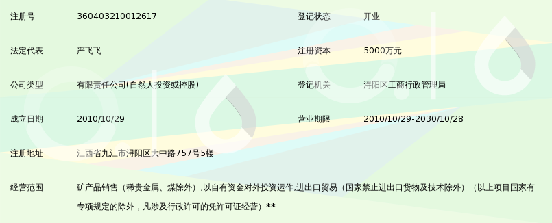 九江联鑫矿业有限公司_360百科